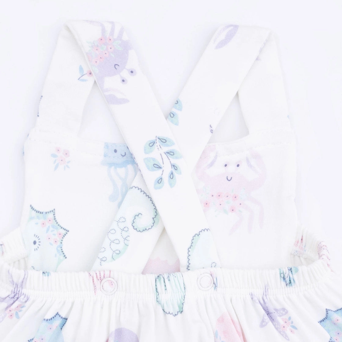 Sea Creatures Ruffle Romper