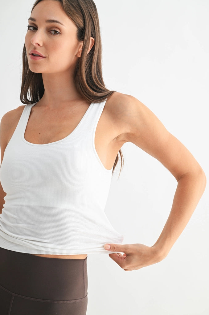 Classic Seamless Ribbed Tank Top