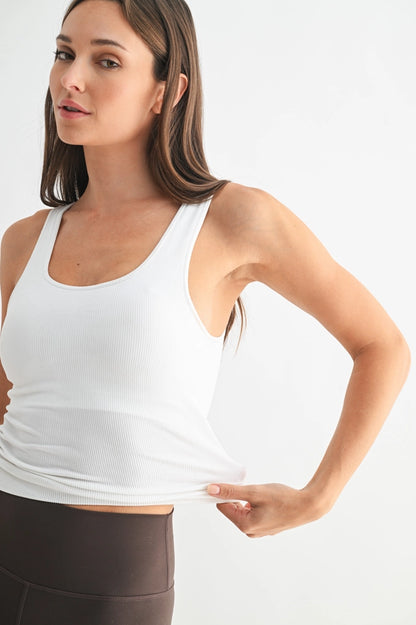 Classic Seamless Ribbed Tank Top