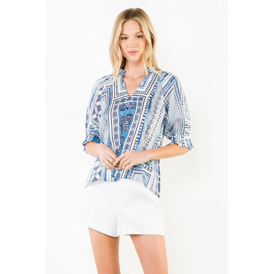 Shiobhan Pattern Top
