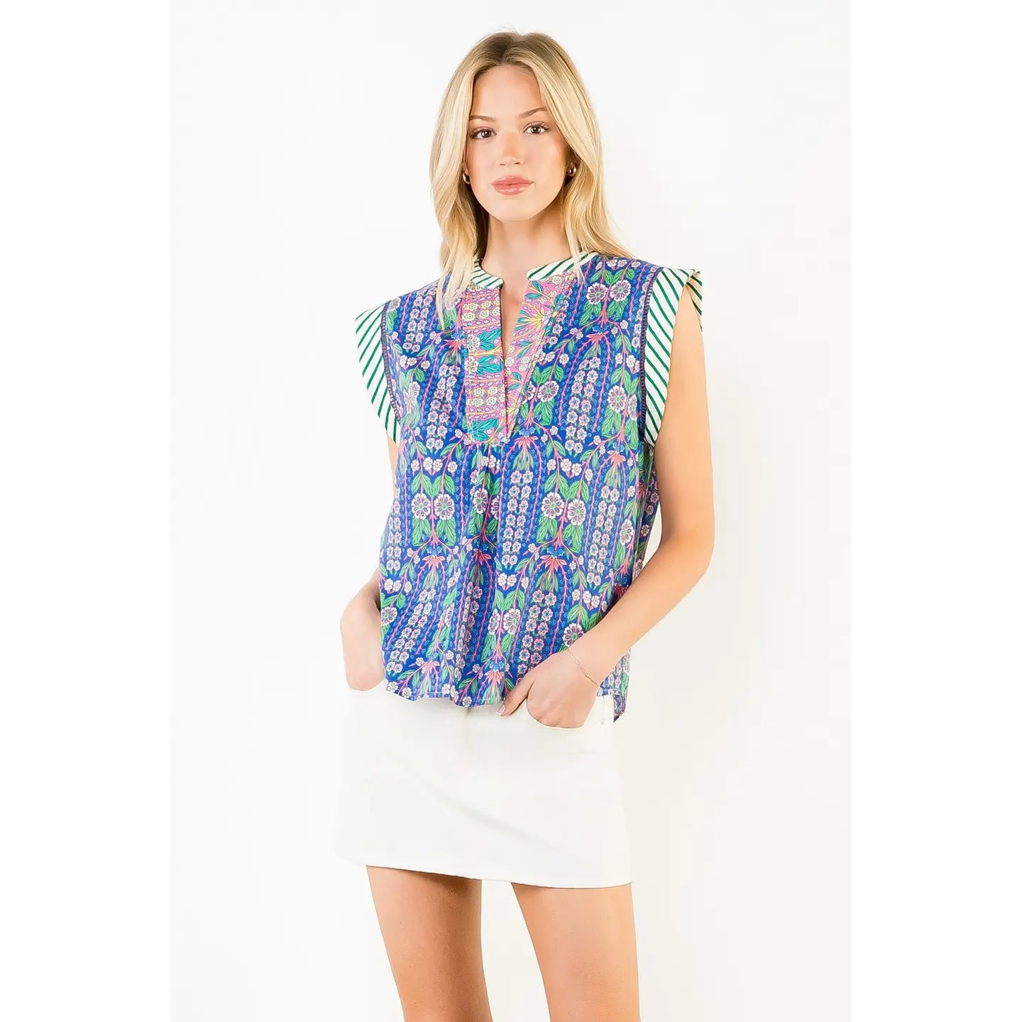 Courtney Print Top