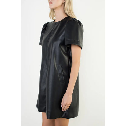 Anisah Leather Dress