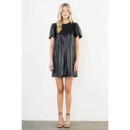 Anisah Leather Dress