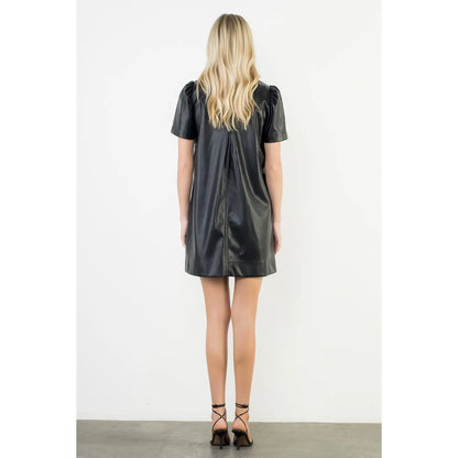 Anisah Leather Dress