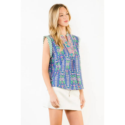 Courtney Print Top