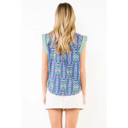 Courtney Print Top