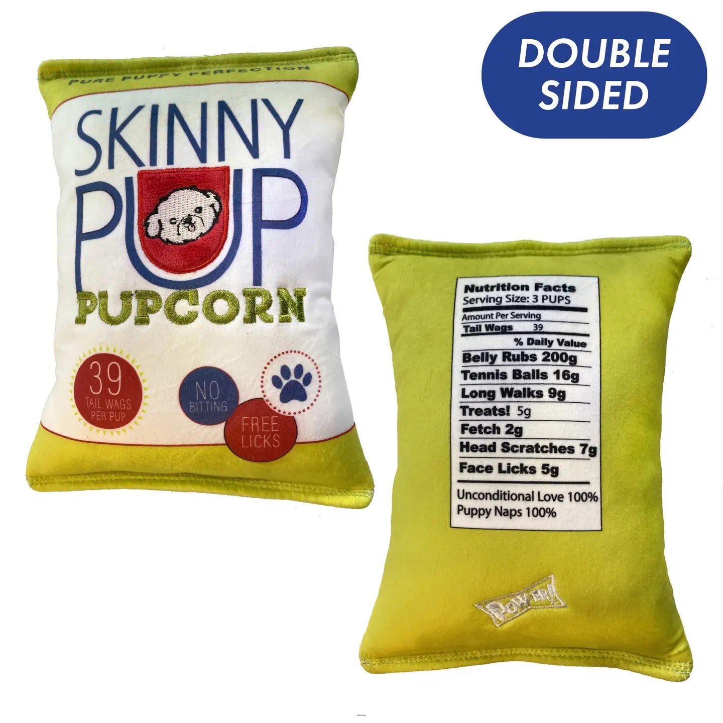 Snack Bag Dog Toy