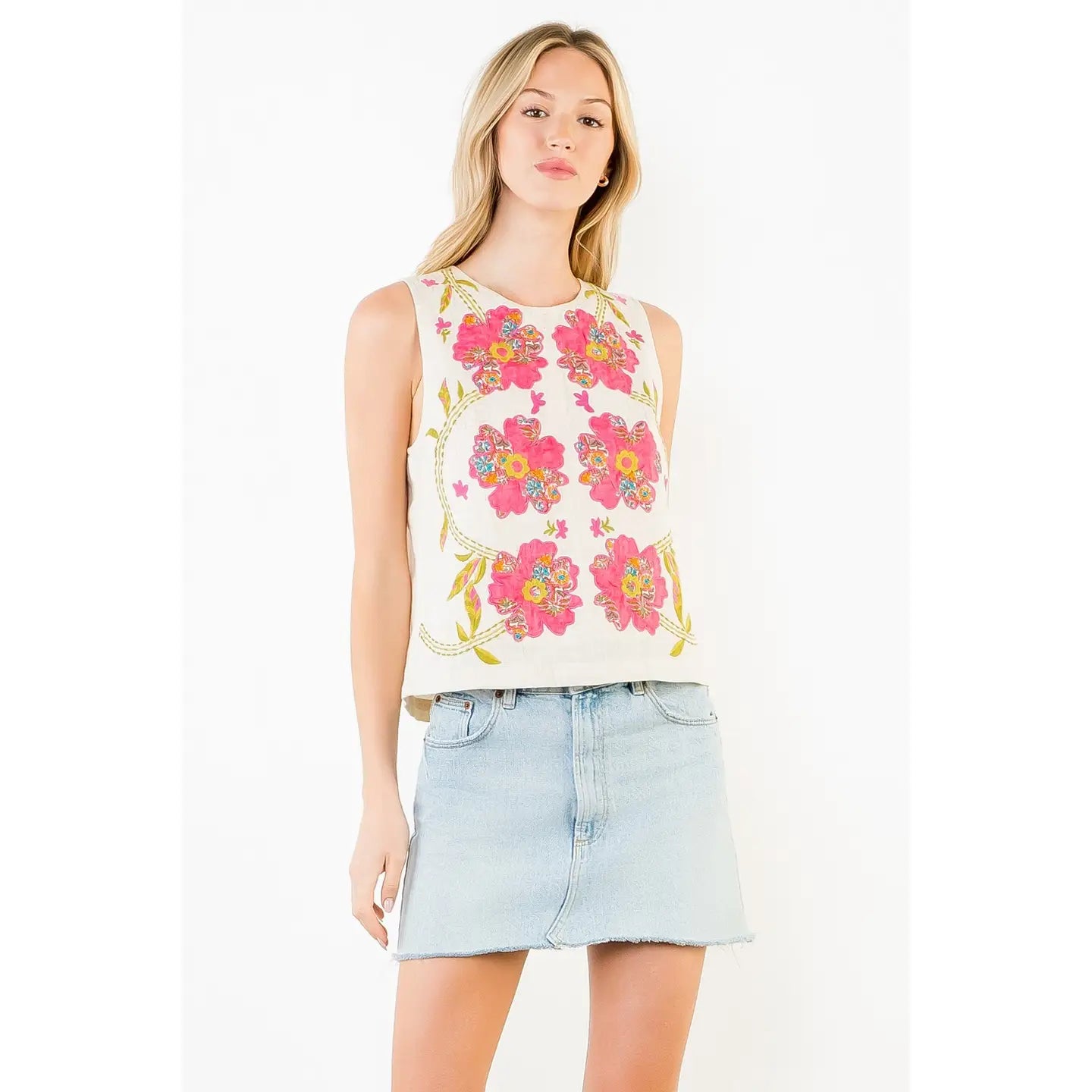 Blake Sleeveless Floral Top