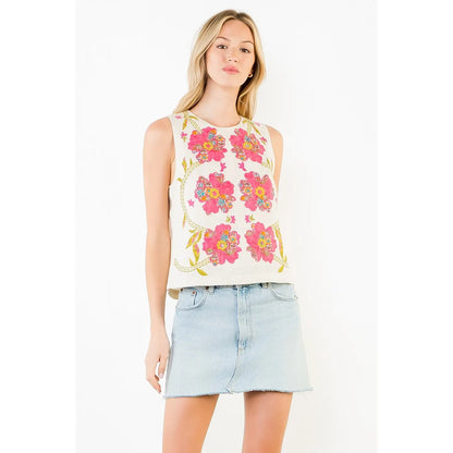 Blake Sleeveless Floral Top