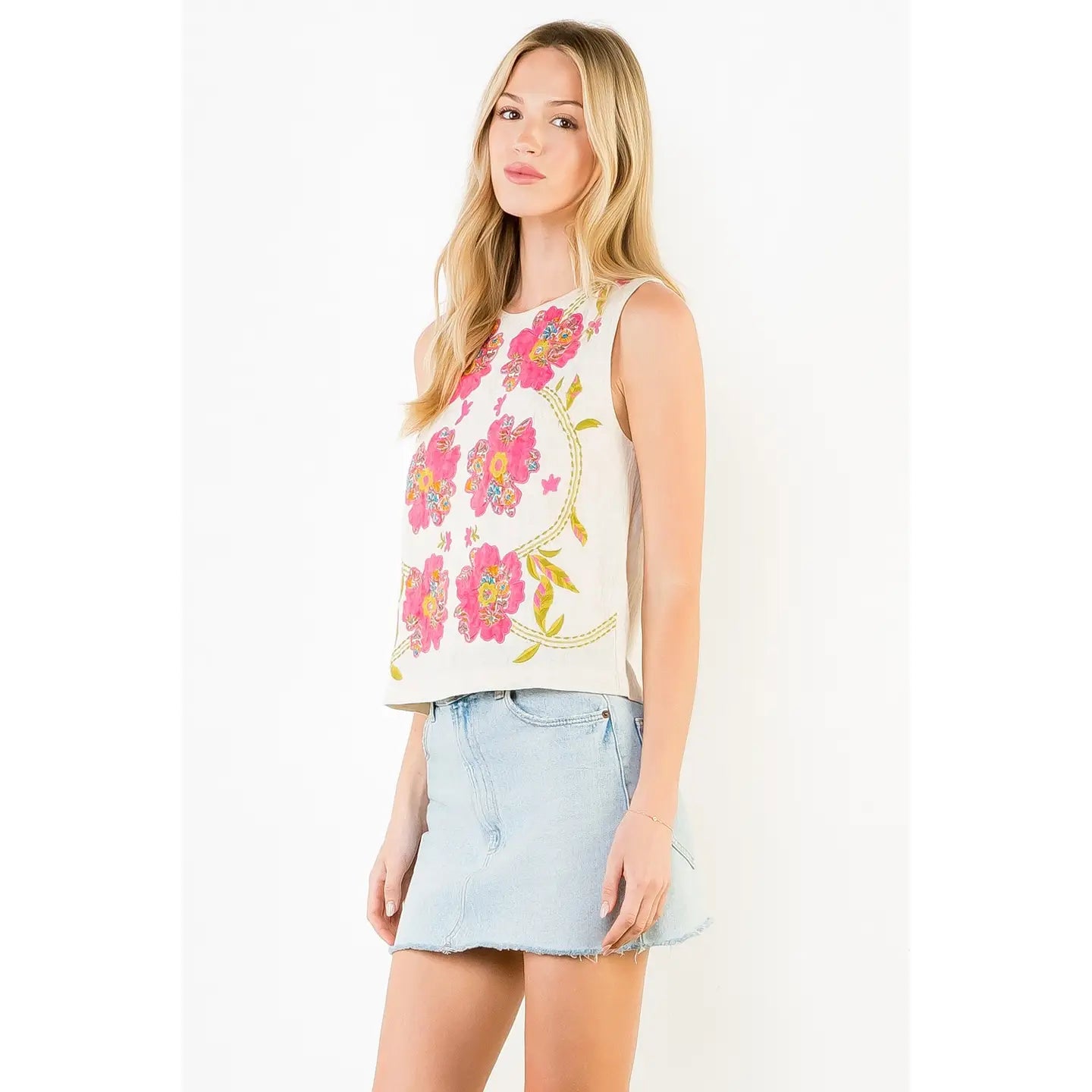 Blake Sleeveless Floral Top