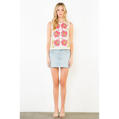 Blake Sleeveless Floral Top