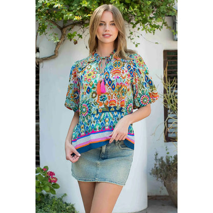 Mae Tassel Top