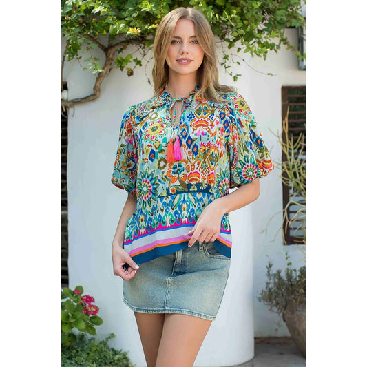 Mae Tassel Top