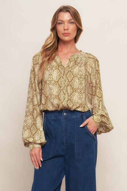 Daniela Printed Top