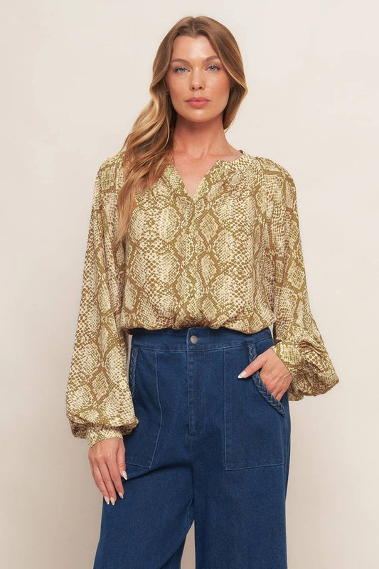 Daniela Printed Top