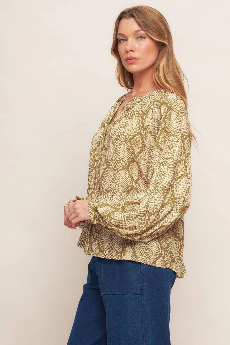 Daniela Printed Top