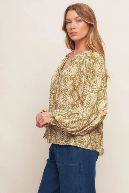 Daniela Printed Top