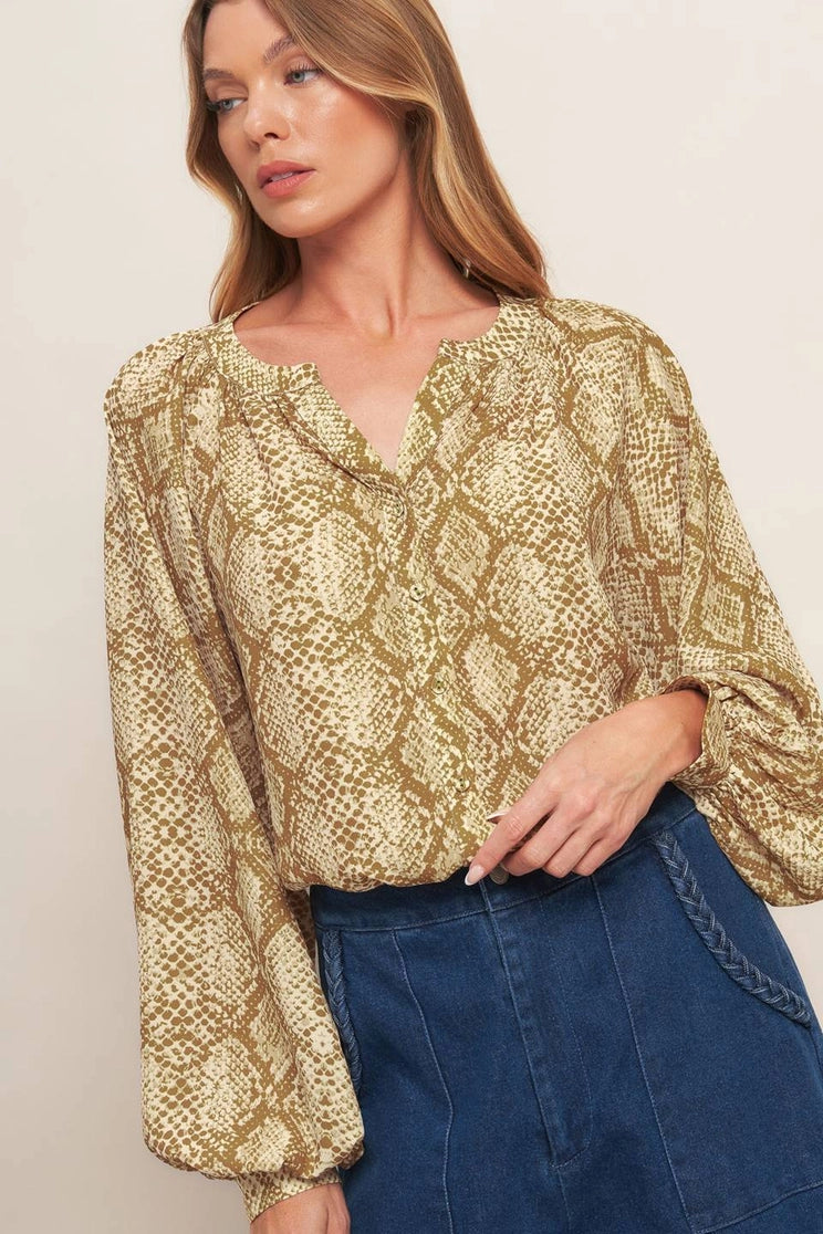 Daniela Printed Top