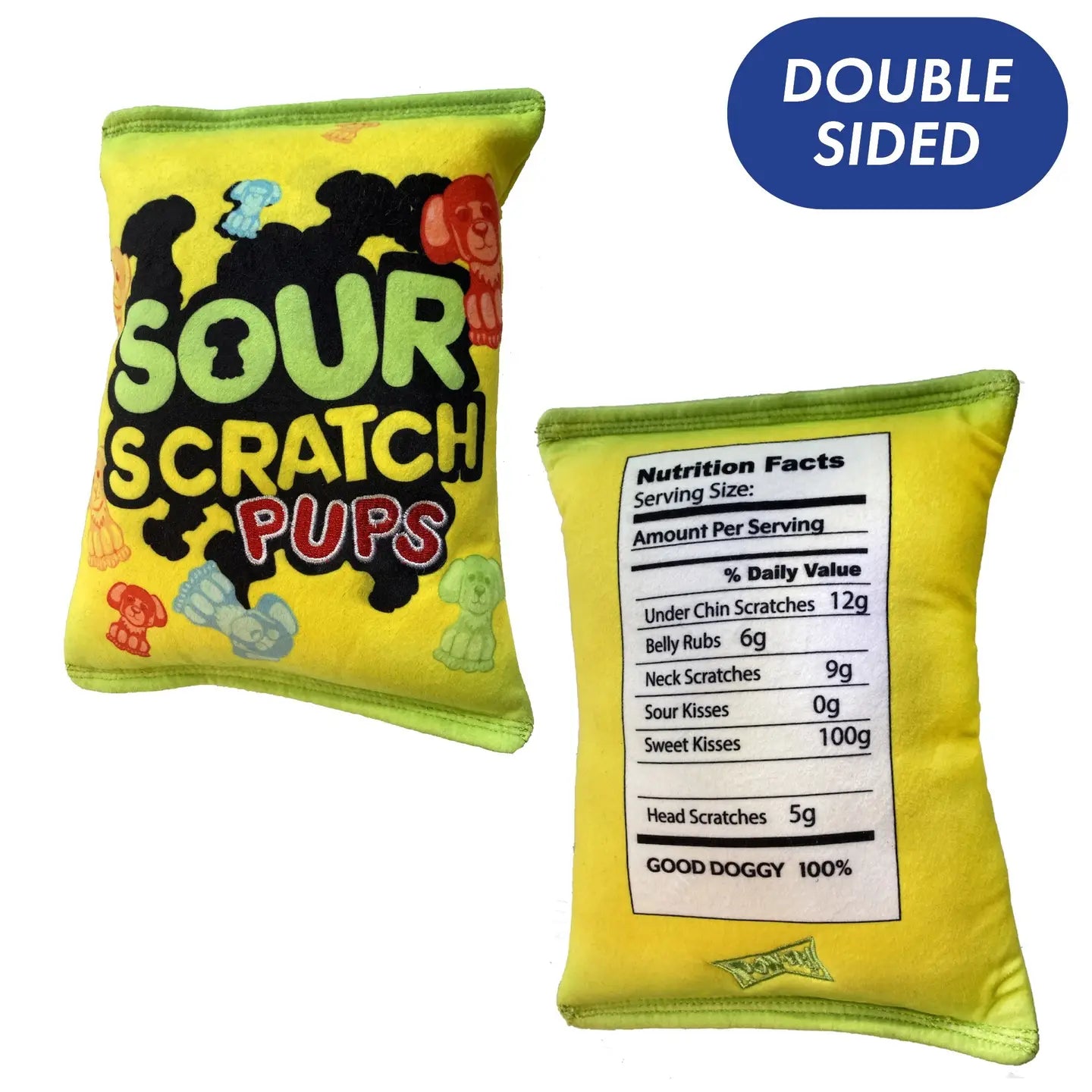 Snack Bag Dog Toy
