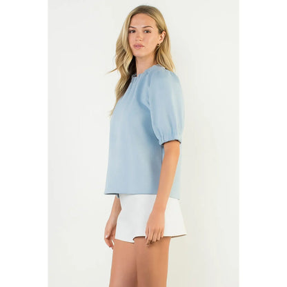 Mya Suede Top