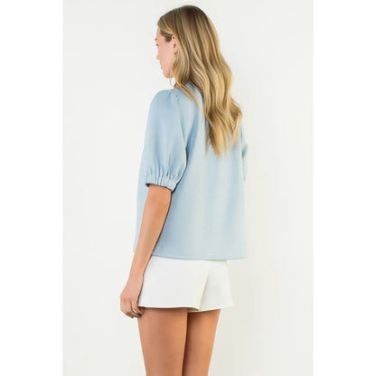 Mya Suede Top