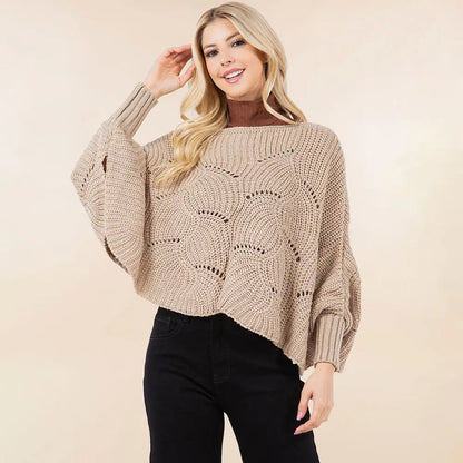 Openwork Loose Knit Sweater (More Colors)