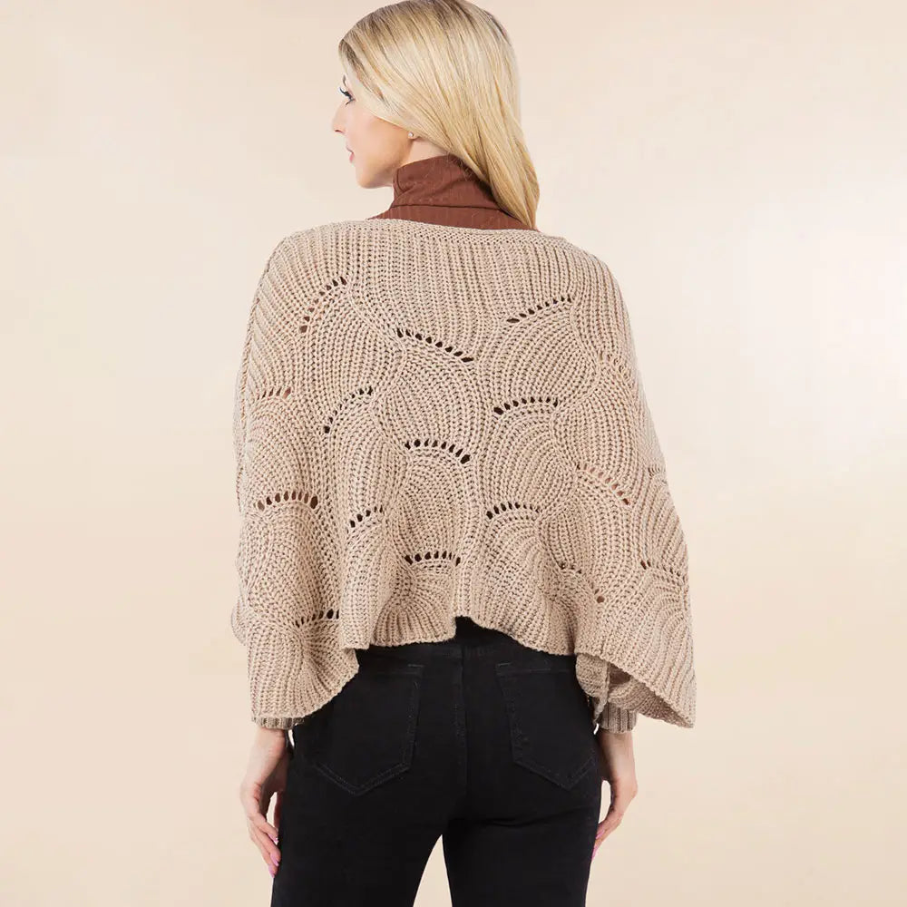 Openwork Loose Knit Sweater (More Colors)