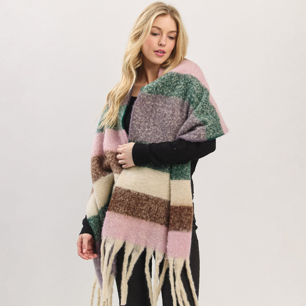 Striped Oversized Scarf (More Colors)