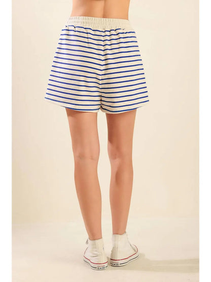 French Terry Striped Short