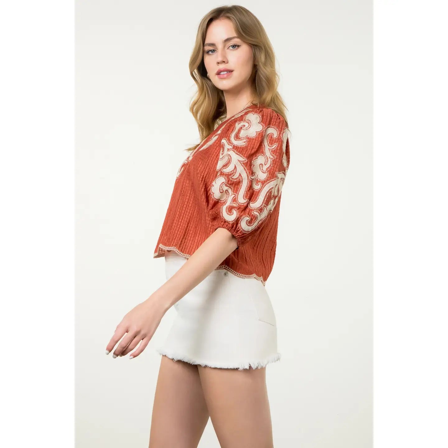 Katy Textured Top