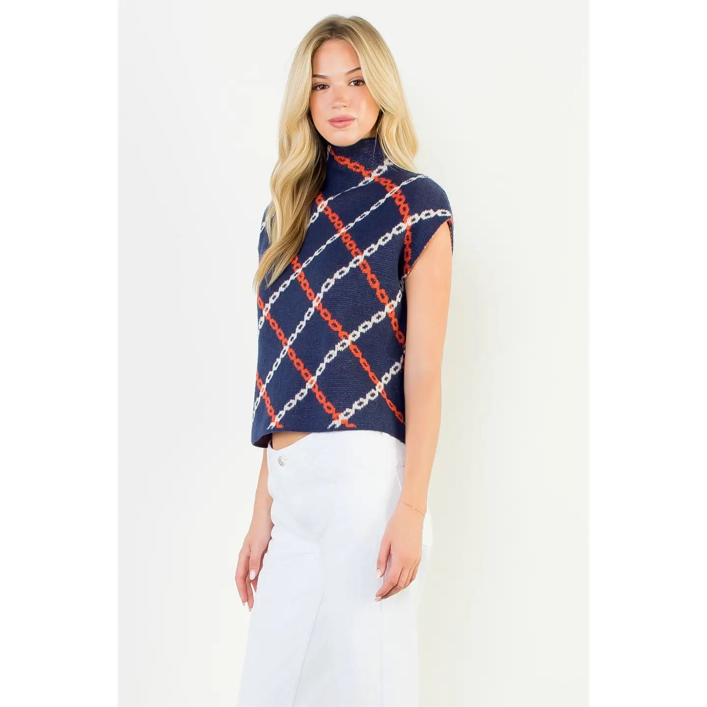Thea Chain Print Top
