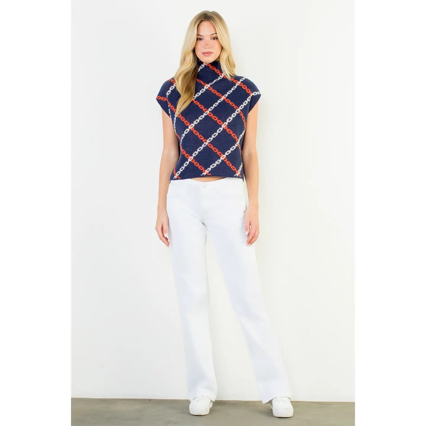 Thea Chain Print Top