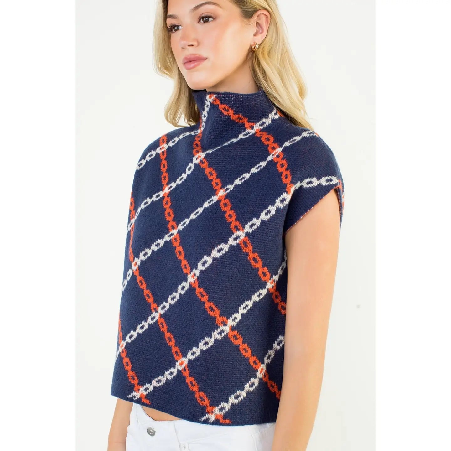 Thea Chain Print Top