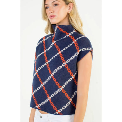 Thea Chain Print Top