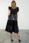 Mixed Media Maxi Dress