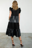 Mixed Media Maxi Dress