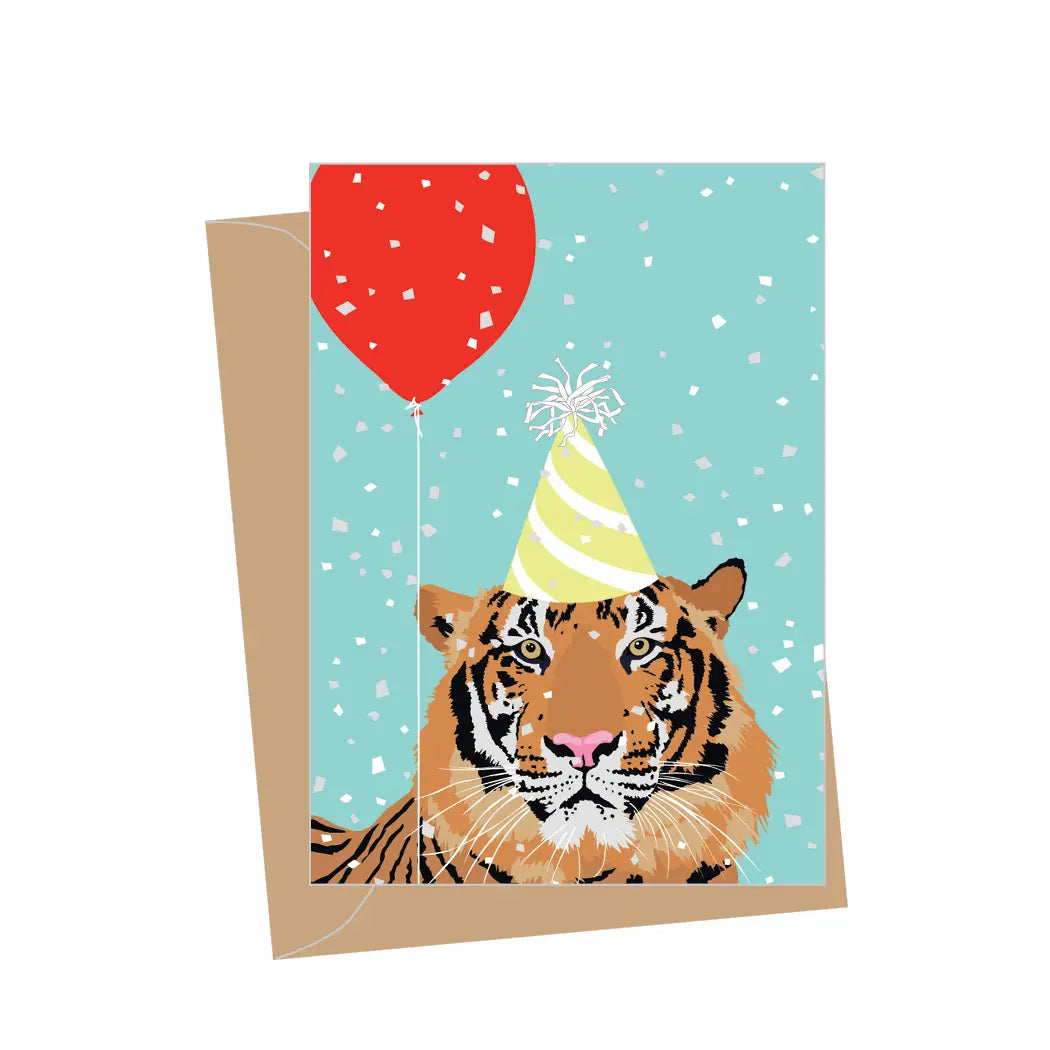 Birthday Tiger Card