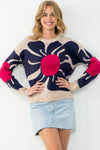 Flower Pattern Sweater