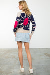 Flower Pattern Sweater