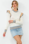 Ruffle Knit Sweater