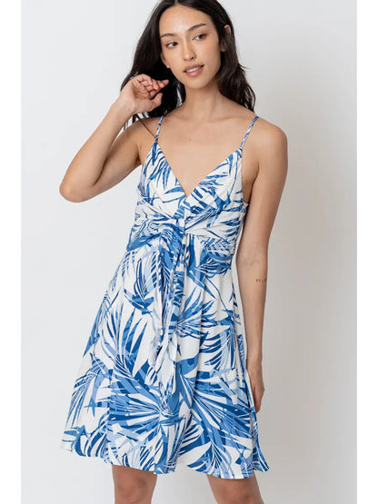 Tropical Print Dress