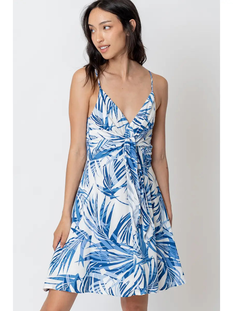Tropical Print Dress