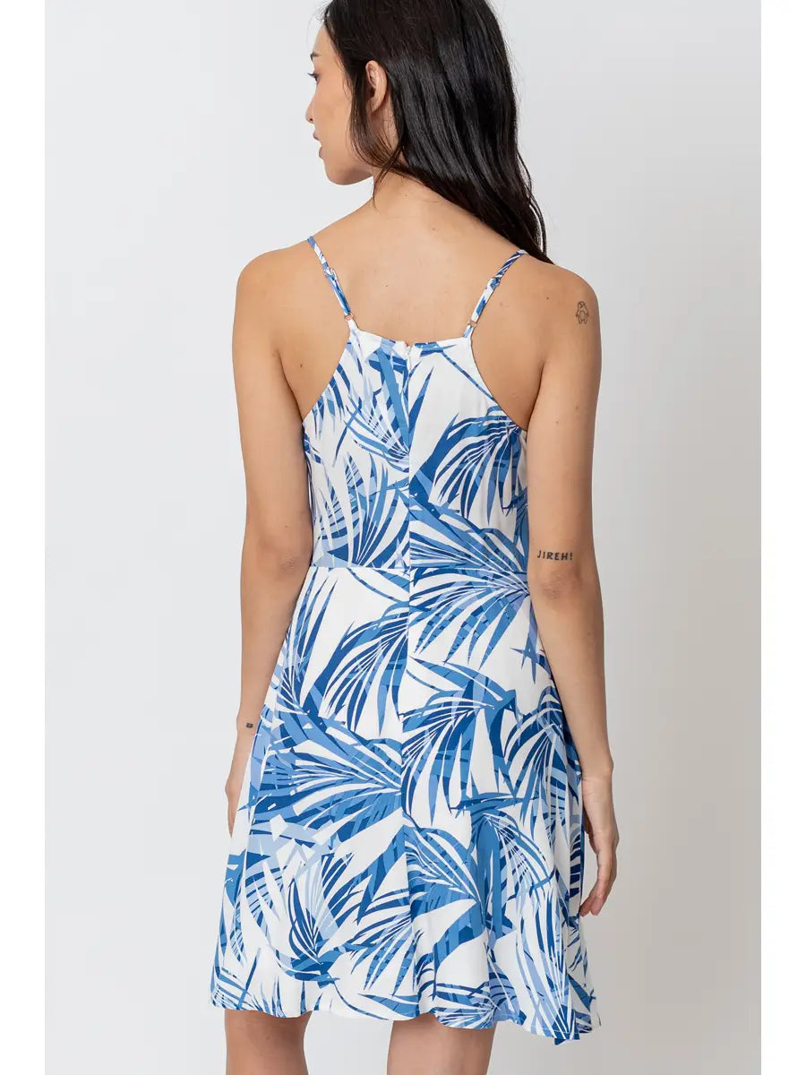 Tropical Print Dress