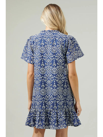 Viridiana Eyelet Dress