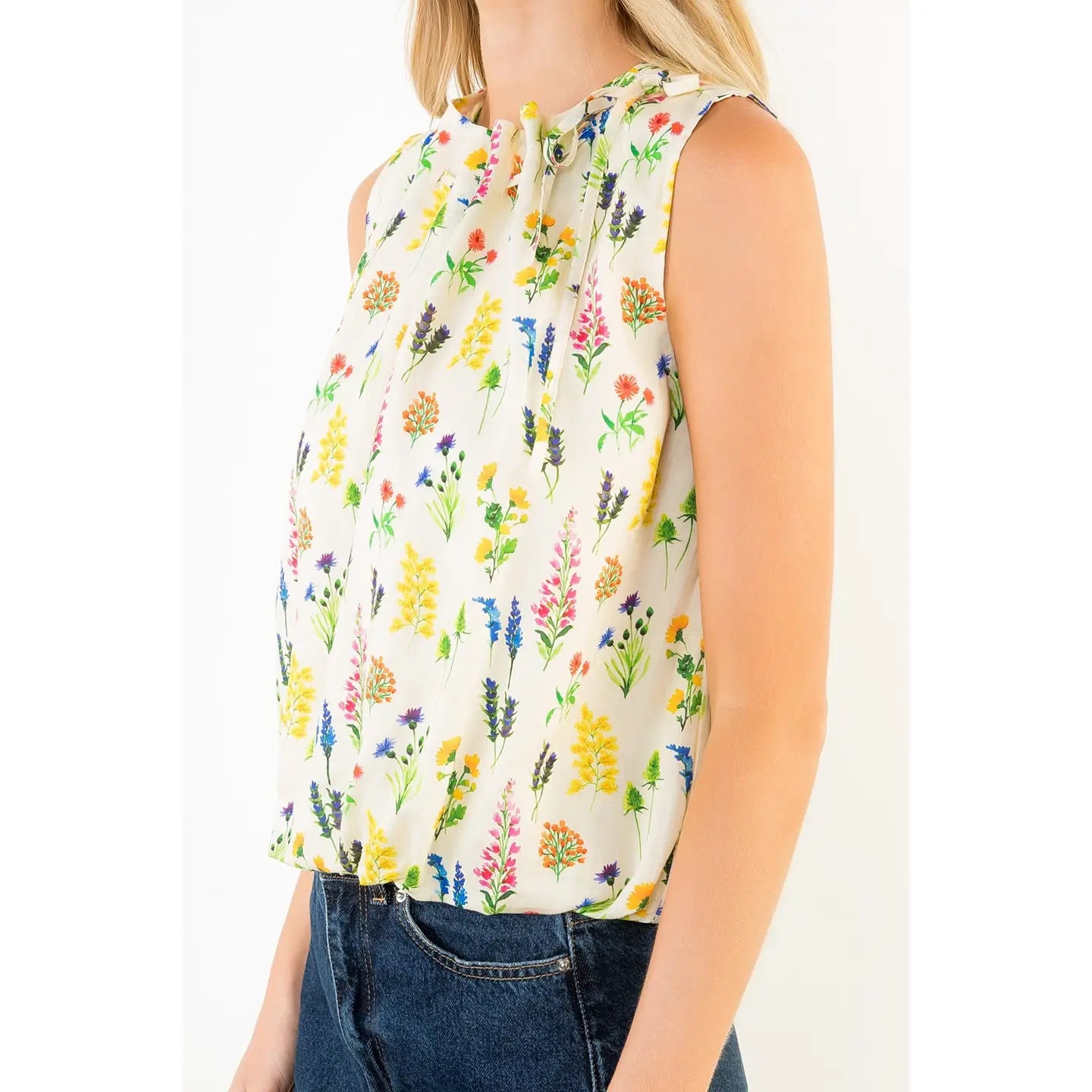 Brittany Floral Pattern Top