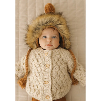 Waffle Cardigan