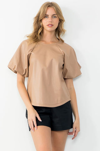 Leather Top