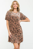 Velvet Flutter Dress