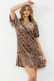 Velvet Flutter Dress