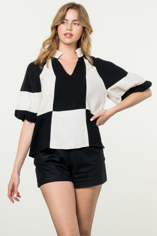 Colorblock Top~SALE $38.40~